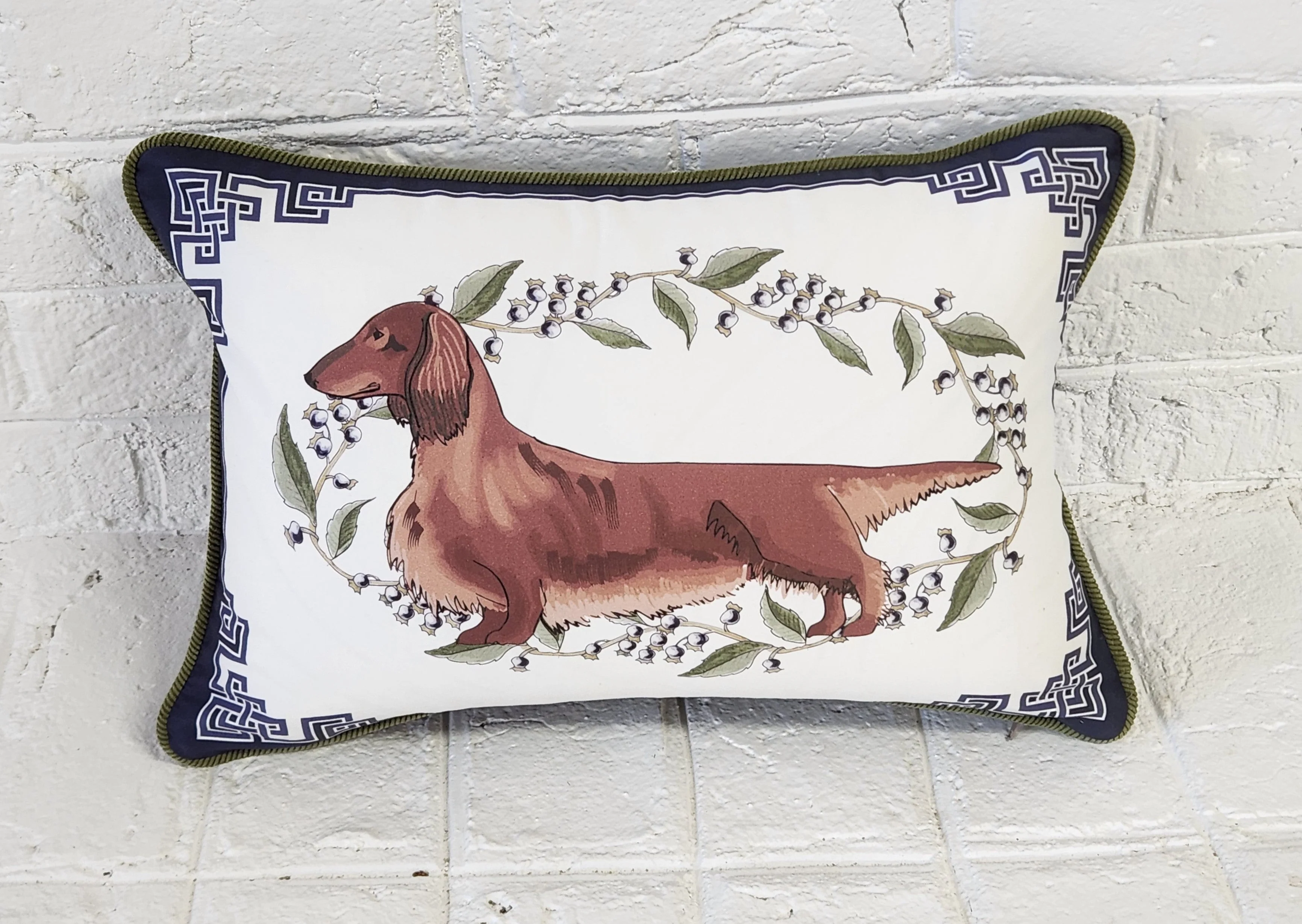Long Haired Dachshund Pillow Cover - Image 5