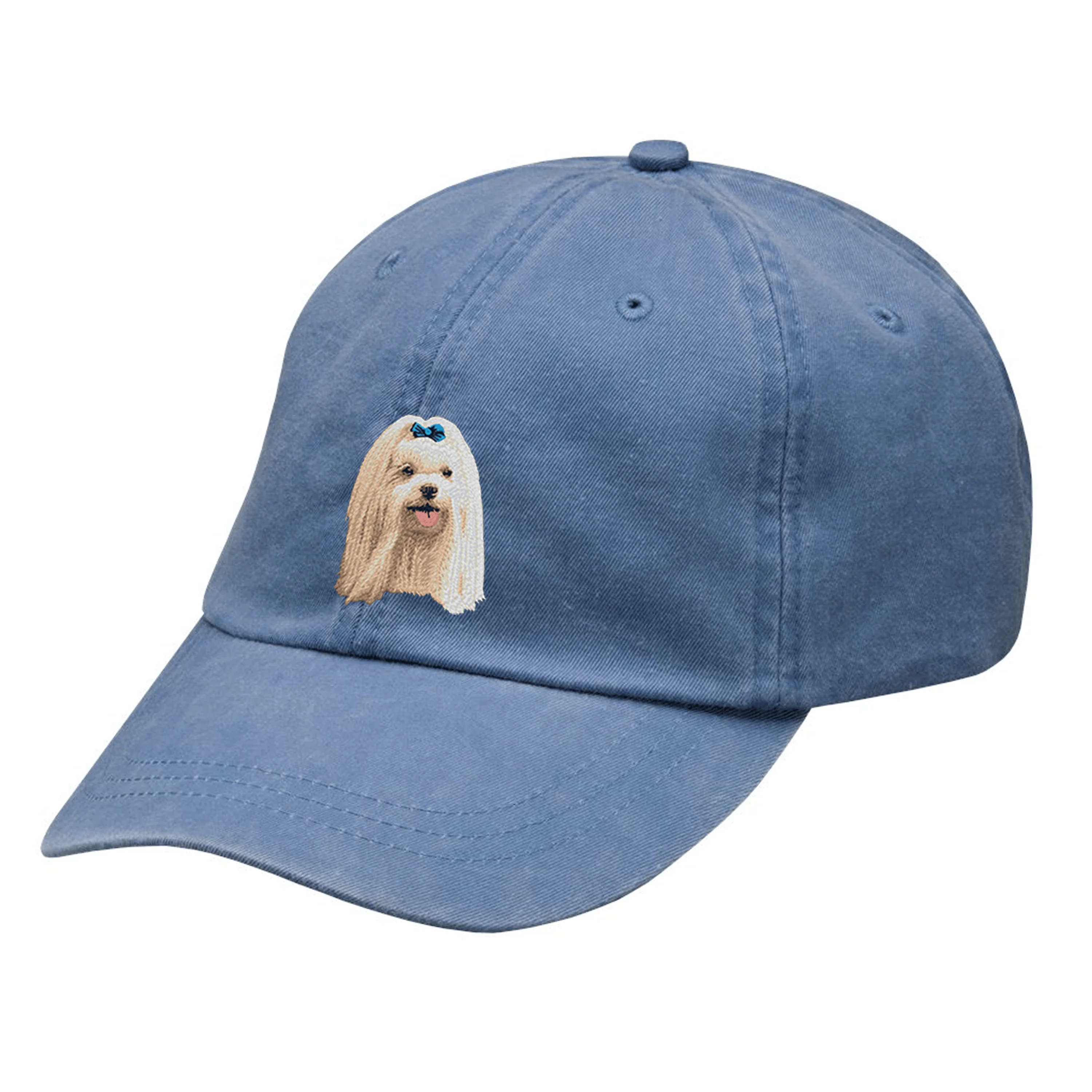 Maltese Embroidered Baseball Cap - Image 2