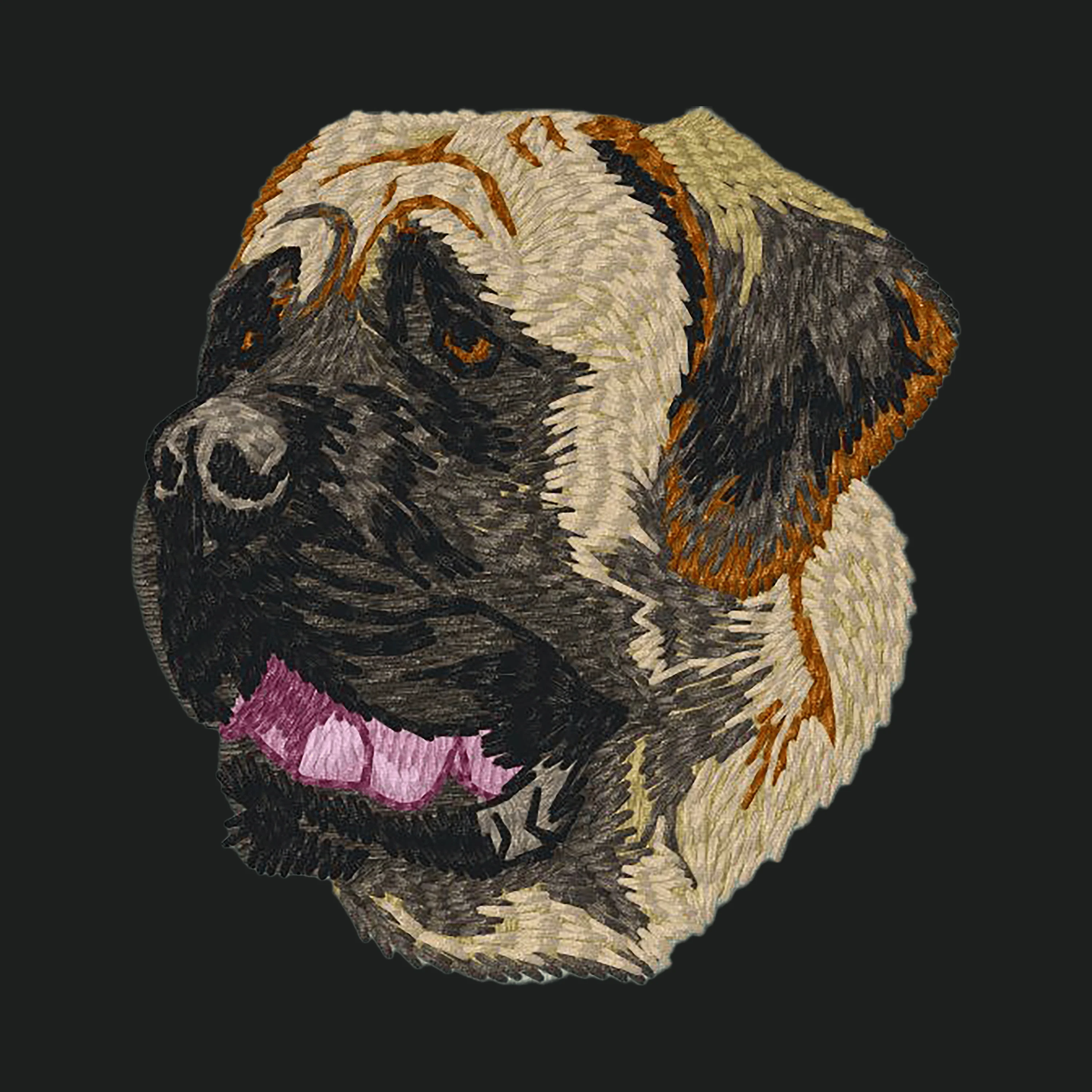 Mastiff Embroidered Crossbody Bag - Image 4