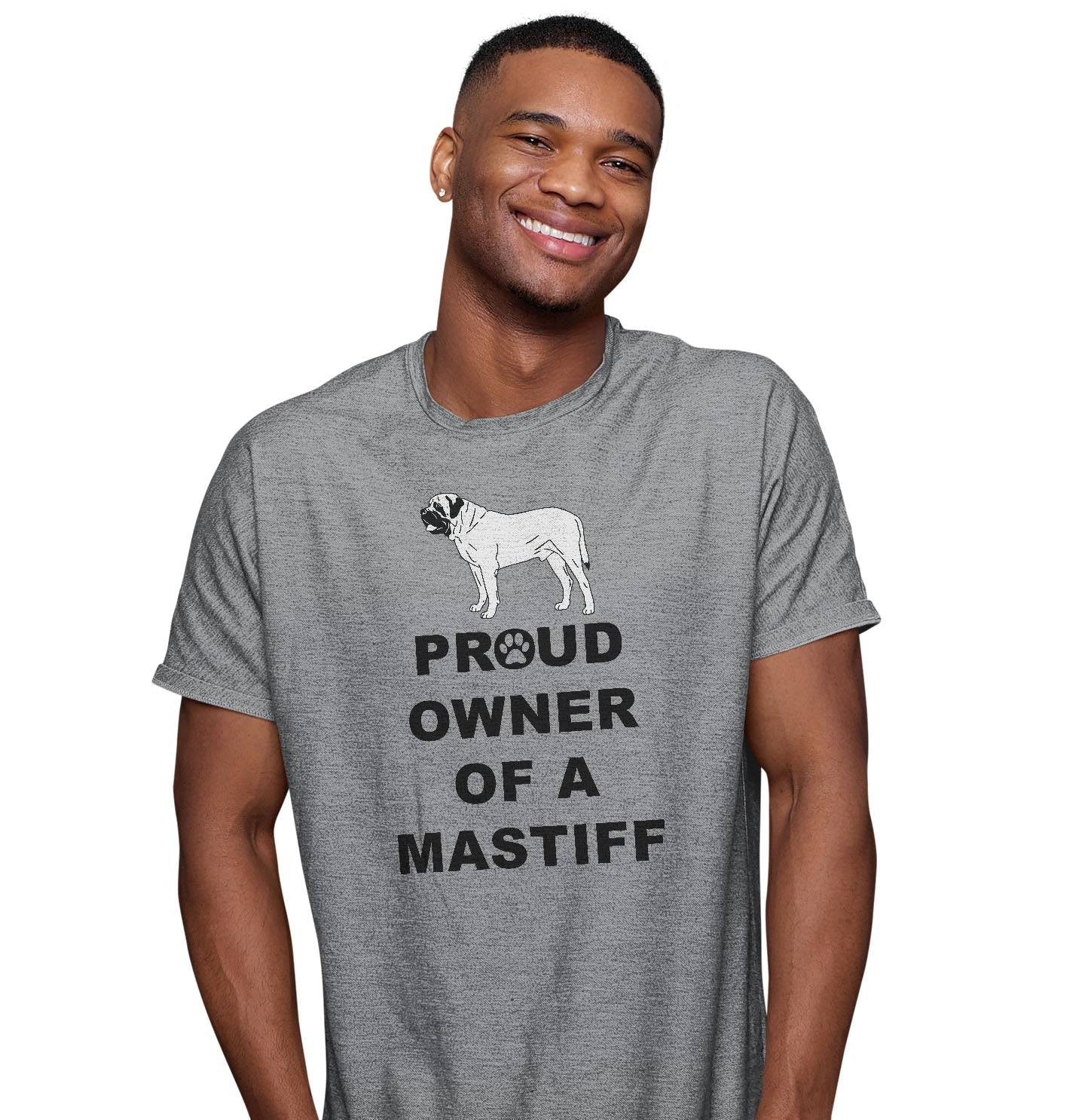 Mastiff Proud Owner - Adult Unisex T-Shirt - Image 3