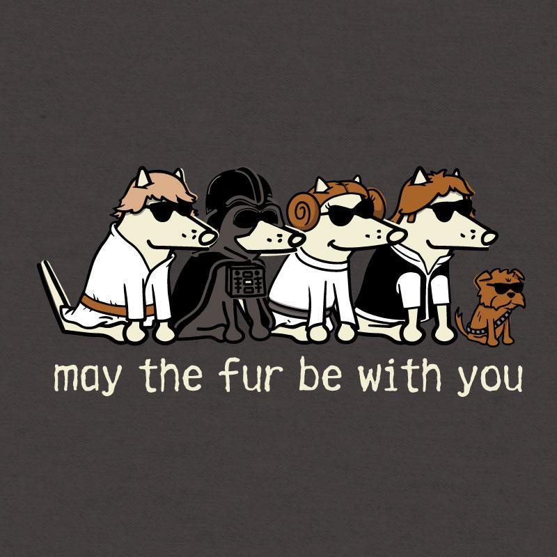 May The Fur Be With You - Ladies Plus V-Neck Tee - Image 2