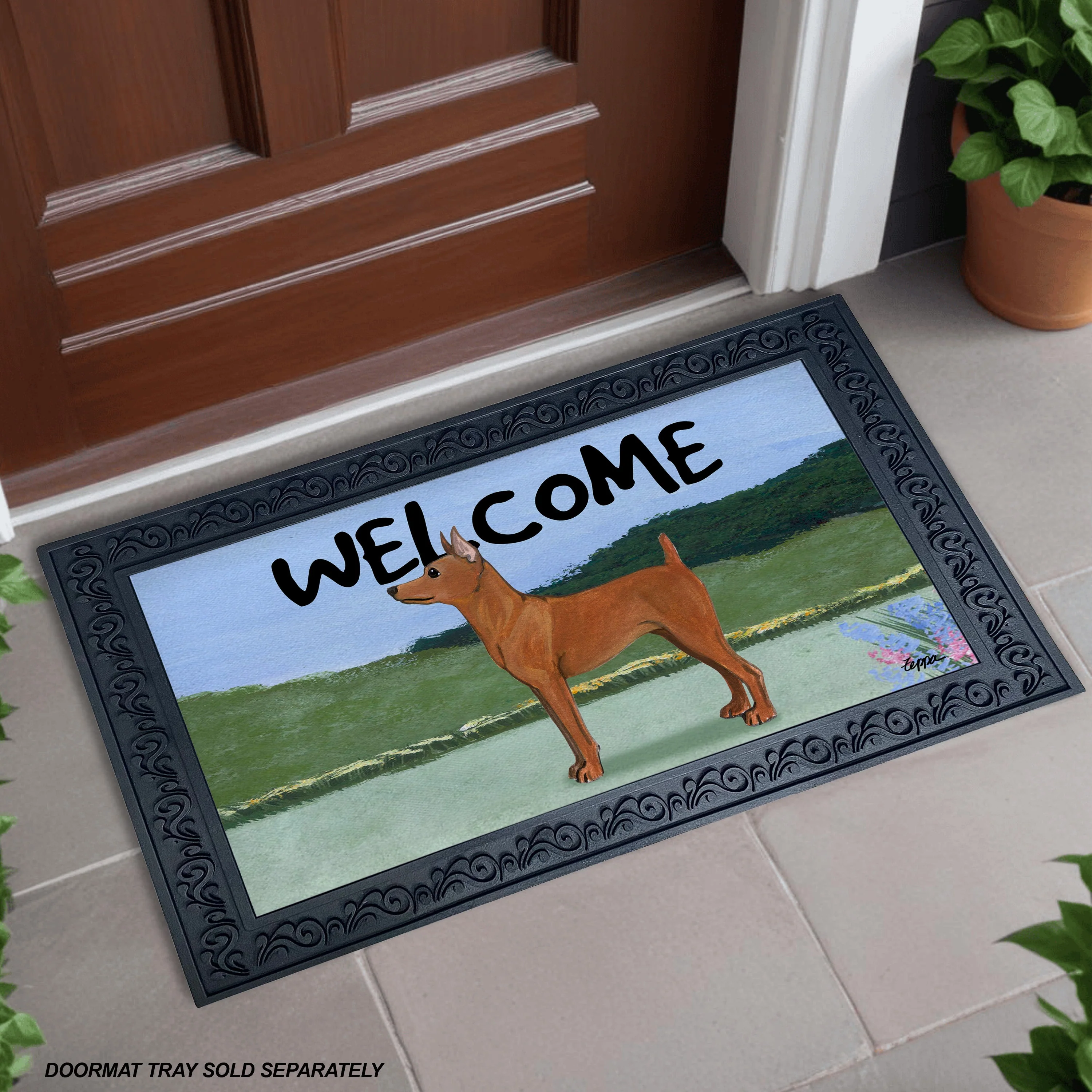 Miniature Pinscher Welcome Mat - Image 2