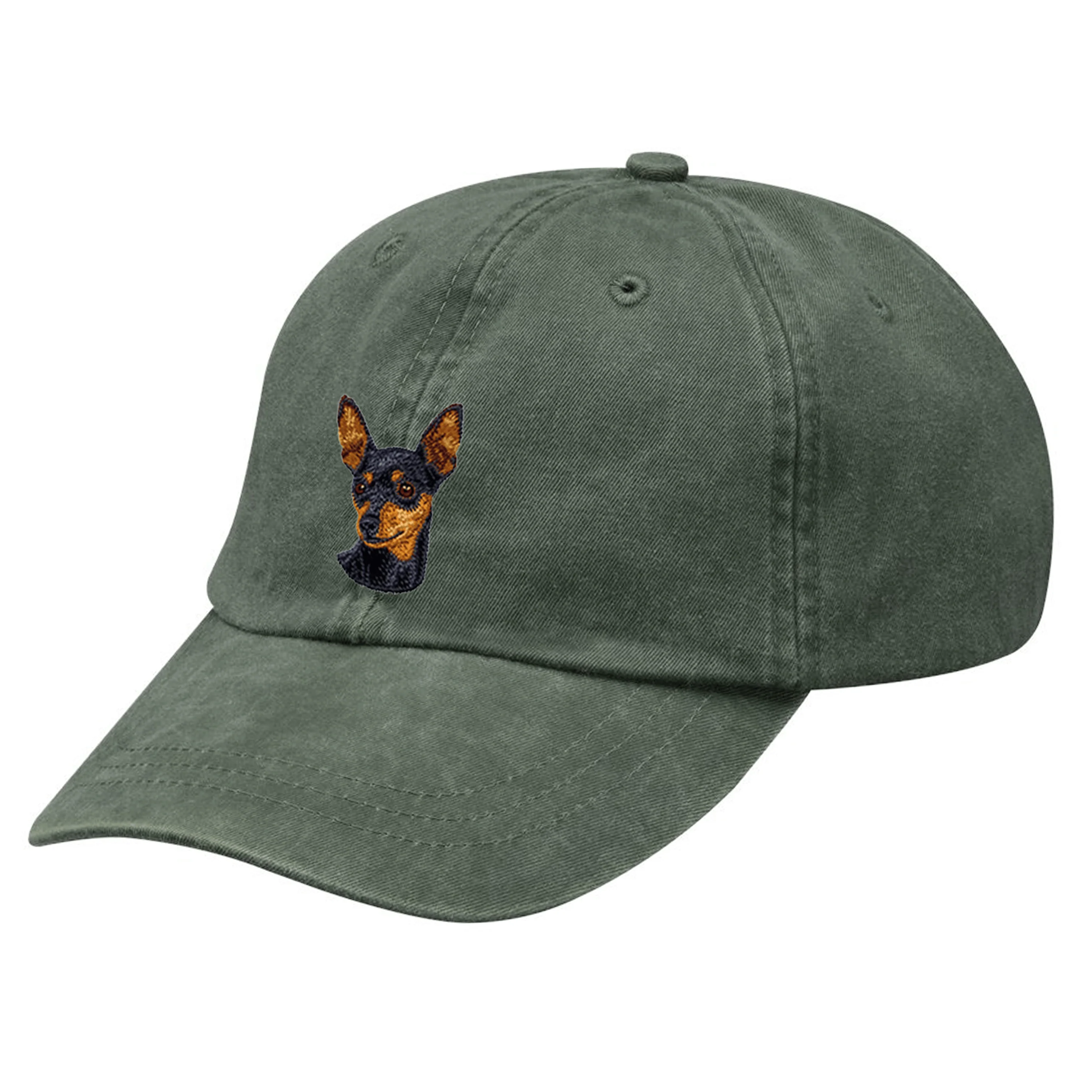 Miniature Pinscher Embroidered Baseball Cap - Image 7