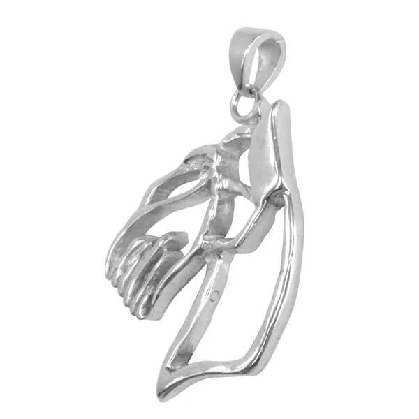 Miniature Schnauzer Sterling Silver Cut Out Pendants - Image 3