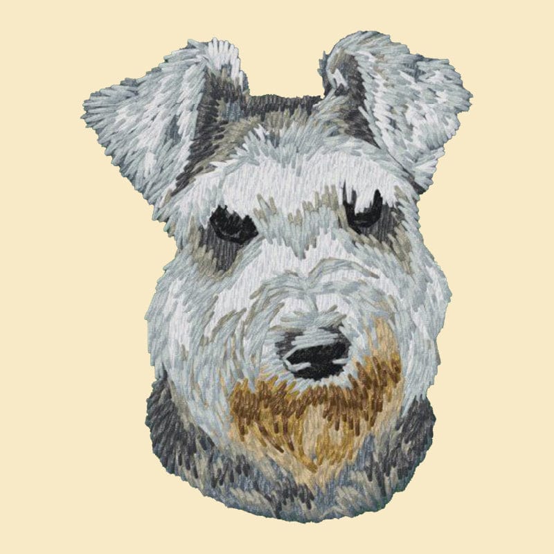 Miniature Schnauzer Embroidered Tote - Image 4
