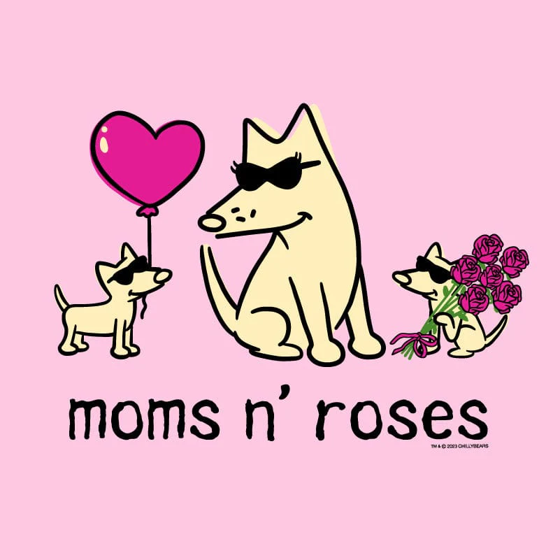 Moms N' Roses - Lightweight Tee - Image 2