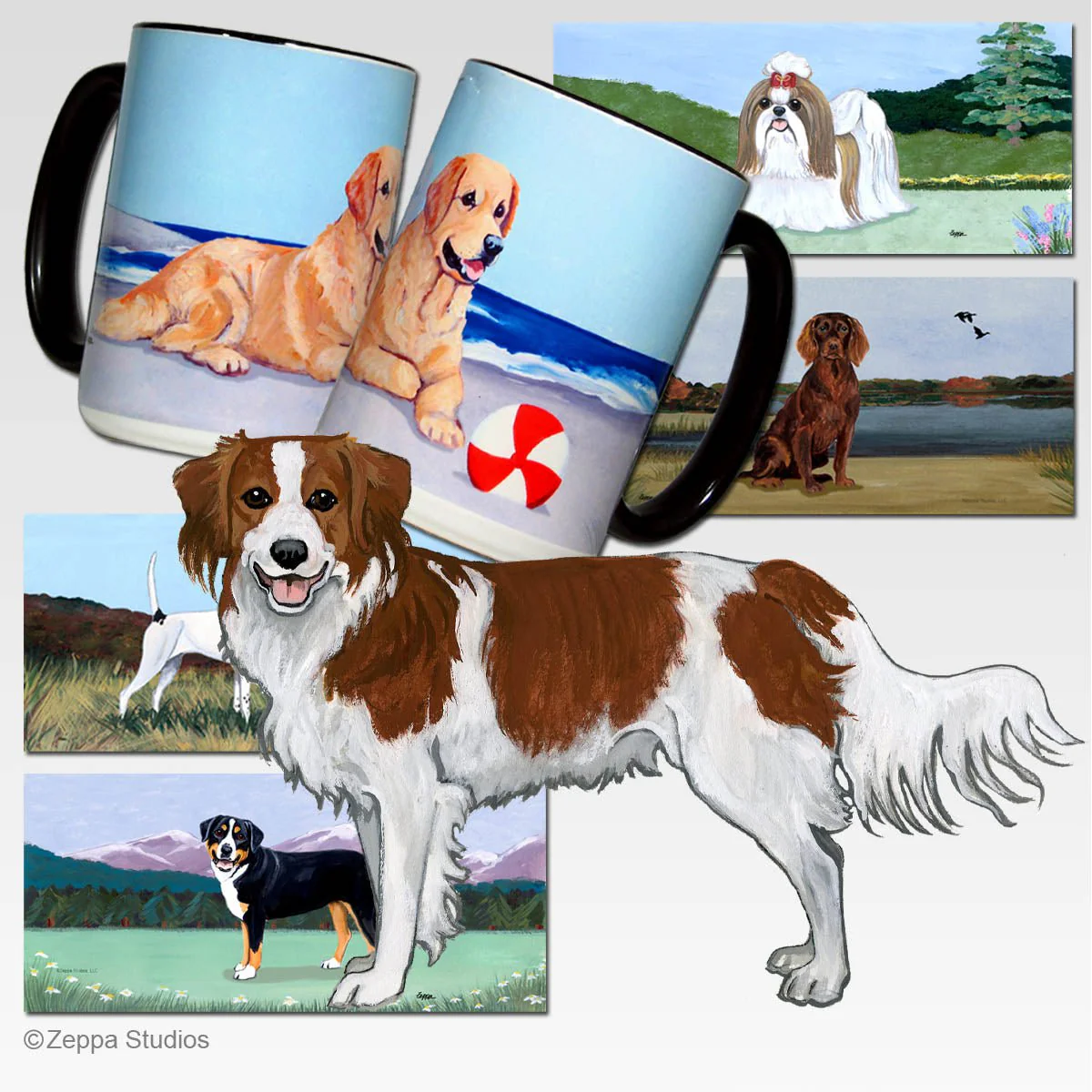 Nederlandse Kooikerhandje Scenic Mug