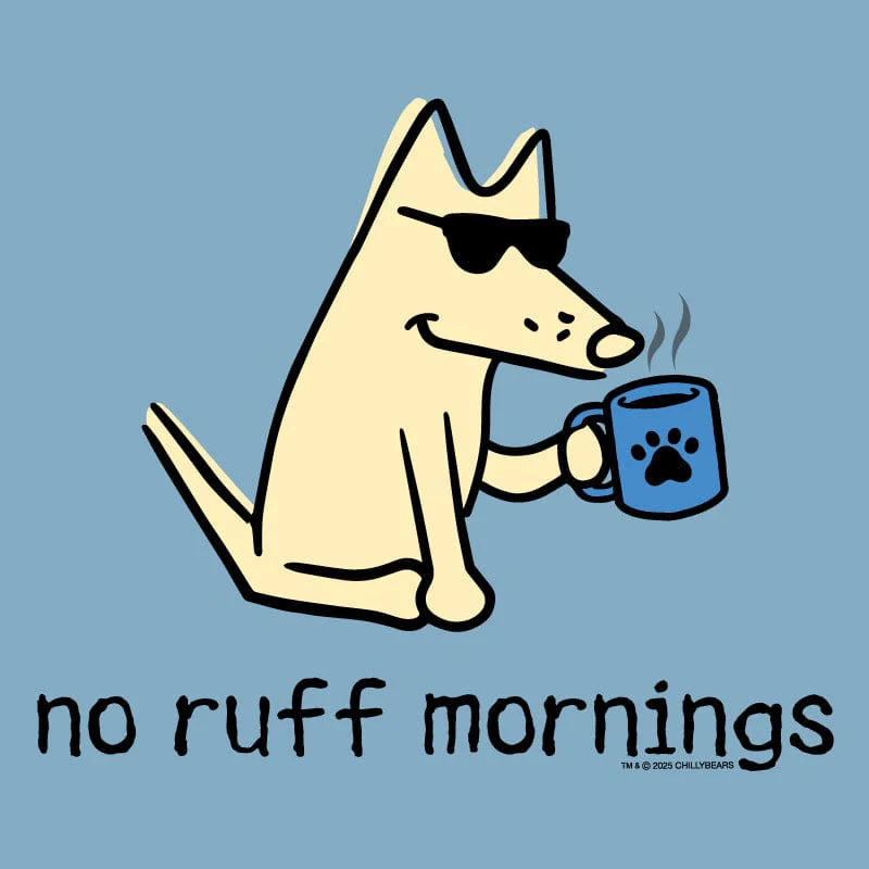 No Ruff Mornings - Sweatshirt Pullover Hoodie - Image 2