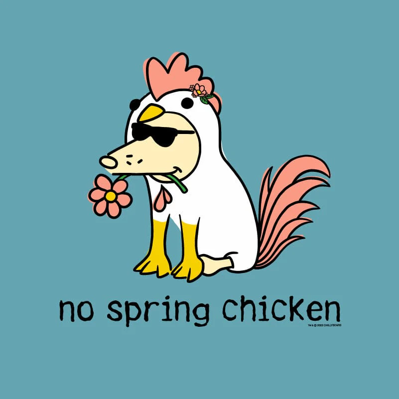No Spring Chicken - Ladies Plus V-Neck Tee - Image 2