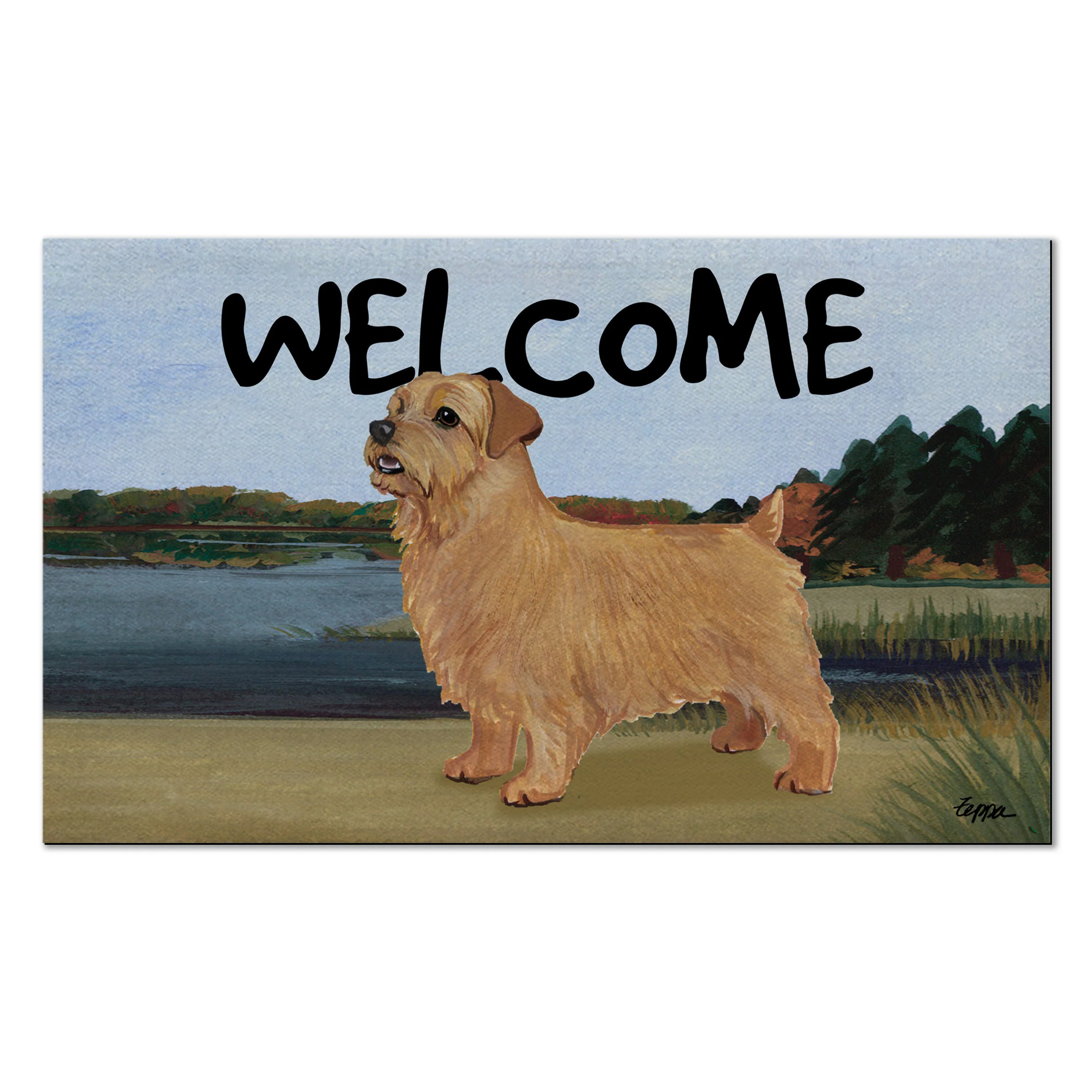 Norfolk Terrier Welcome Mat - Image 2