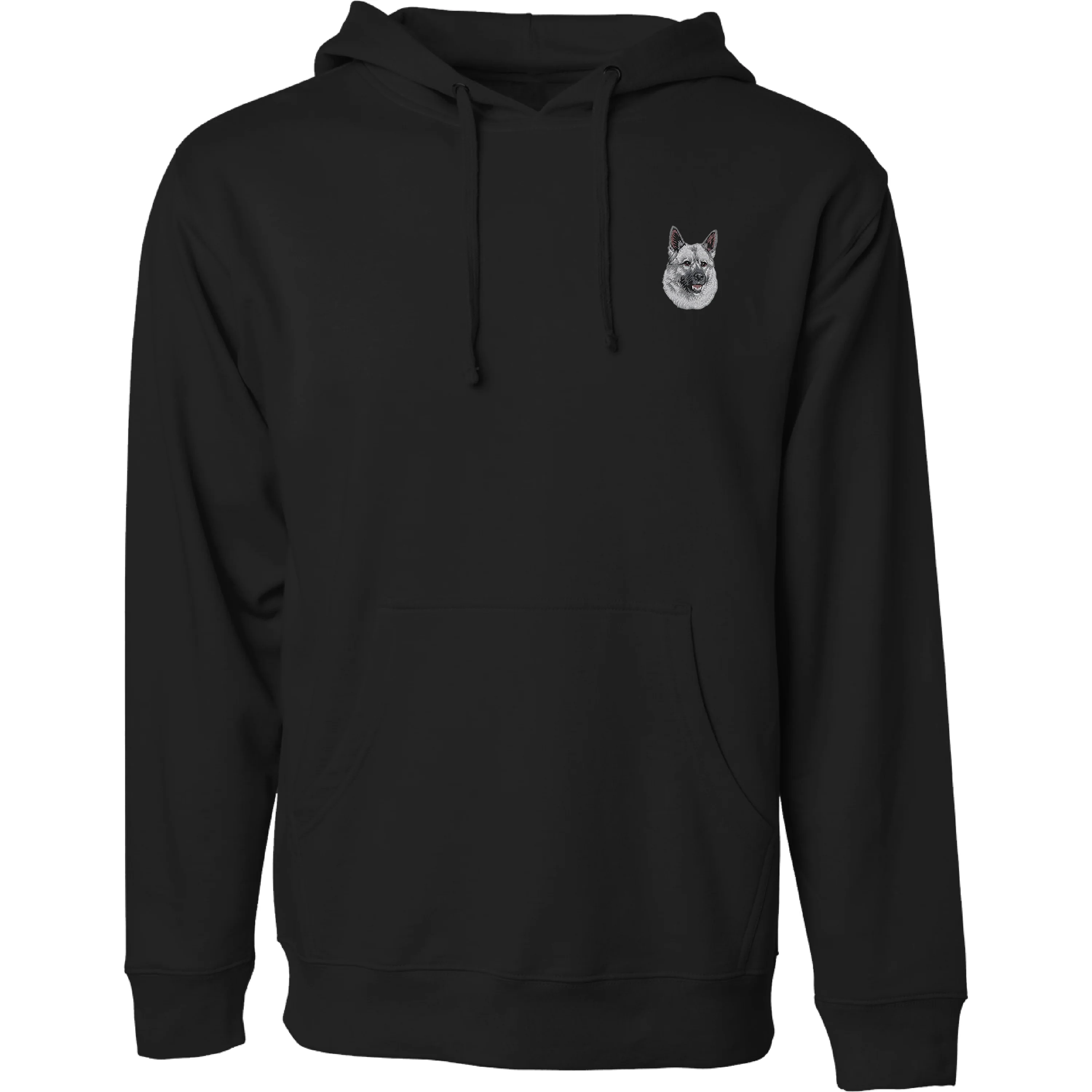 Norwegian Elkhound Embroidered Sweatshirt Hoodie