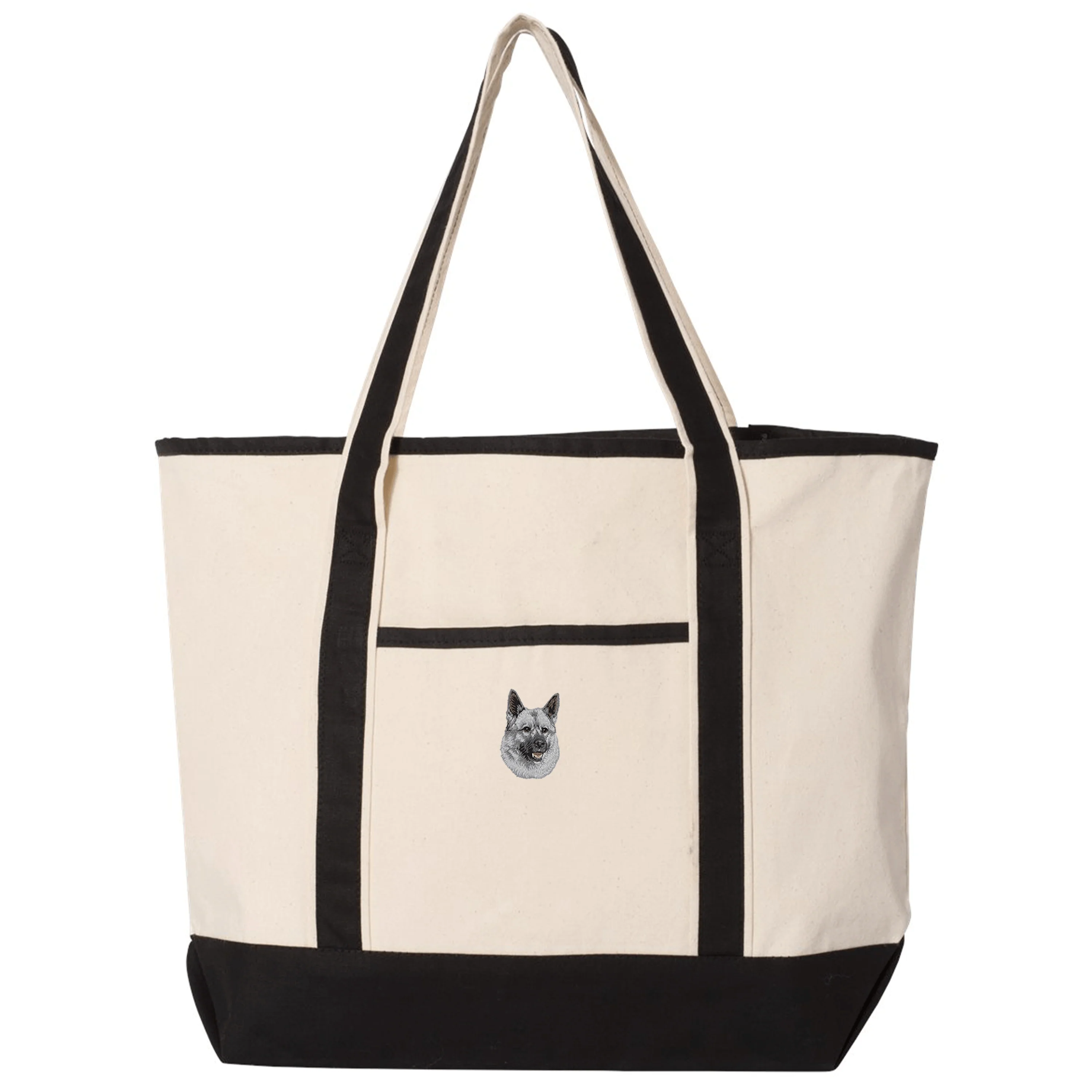 Norwegian Elkhound Embroidered Tote