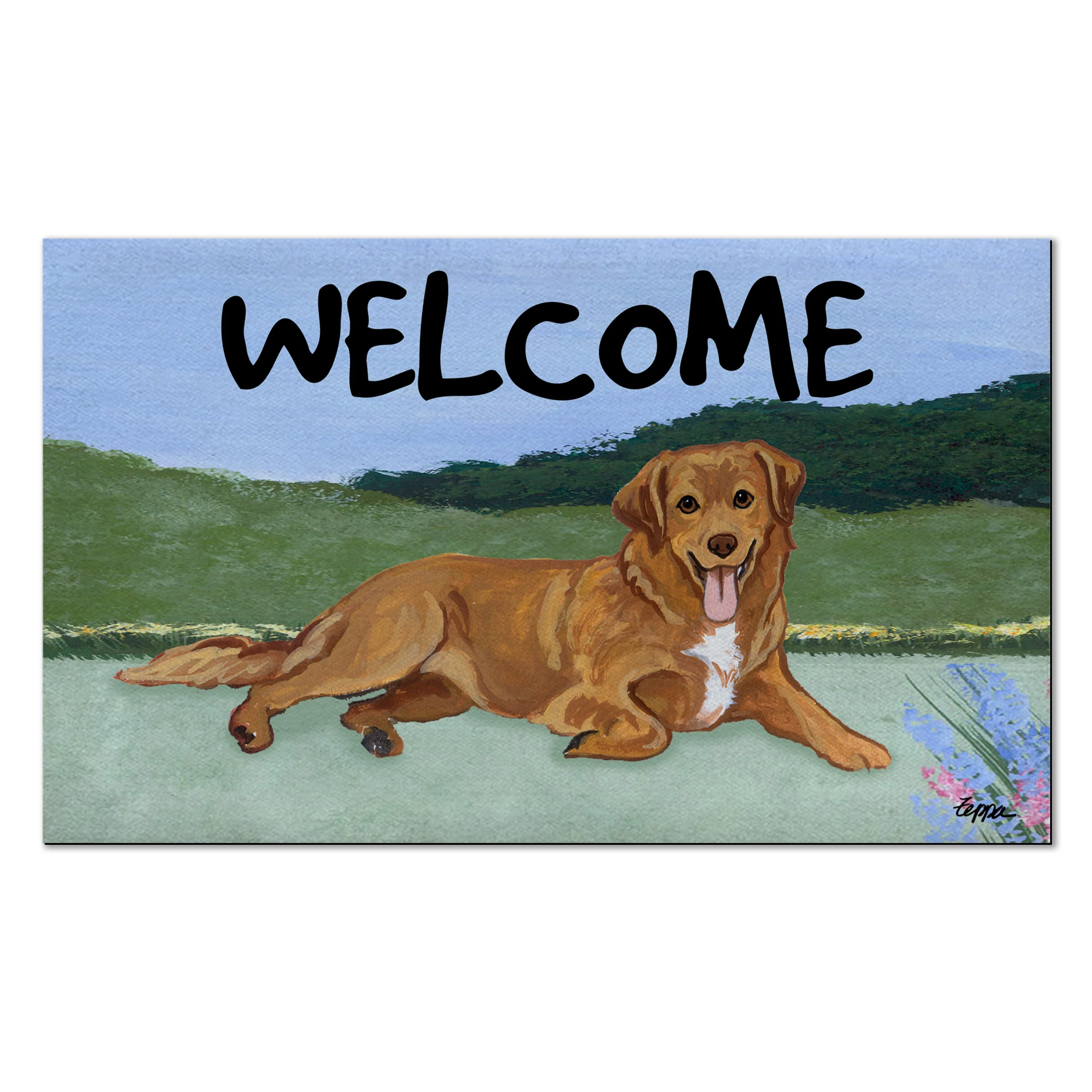 Nova Scotia Duck Tolling Retriever Welcome Mat - Image 3