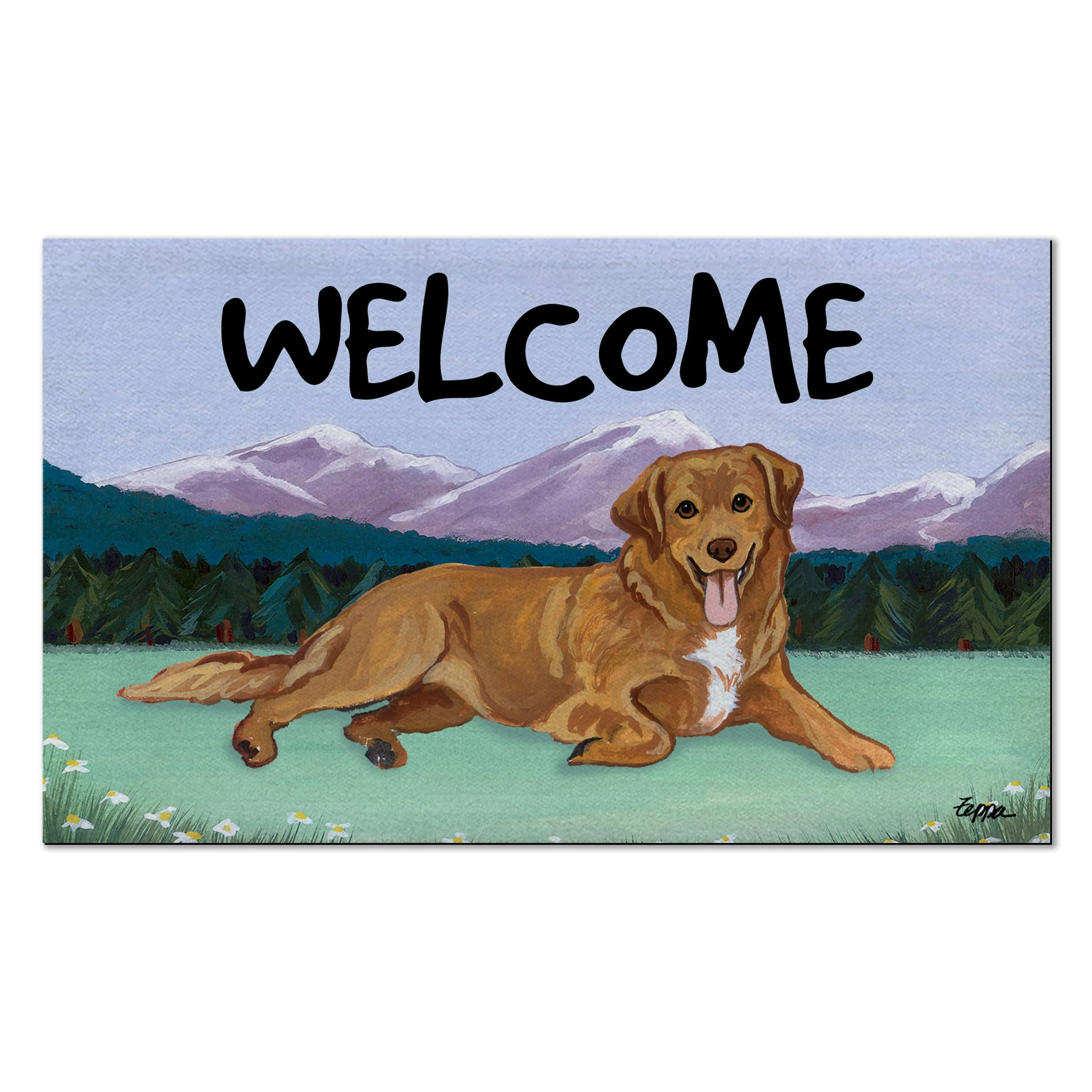 Nova Scotia Duck Tolling Retriever Welcome Mat - Image 4