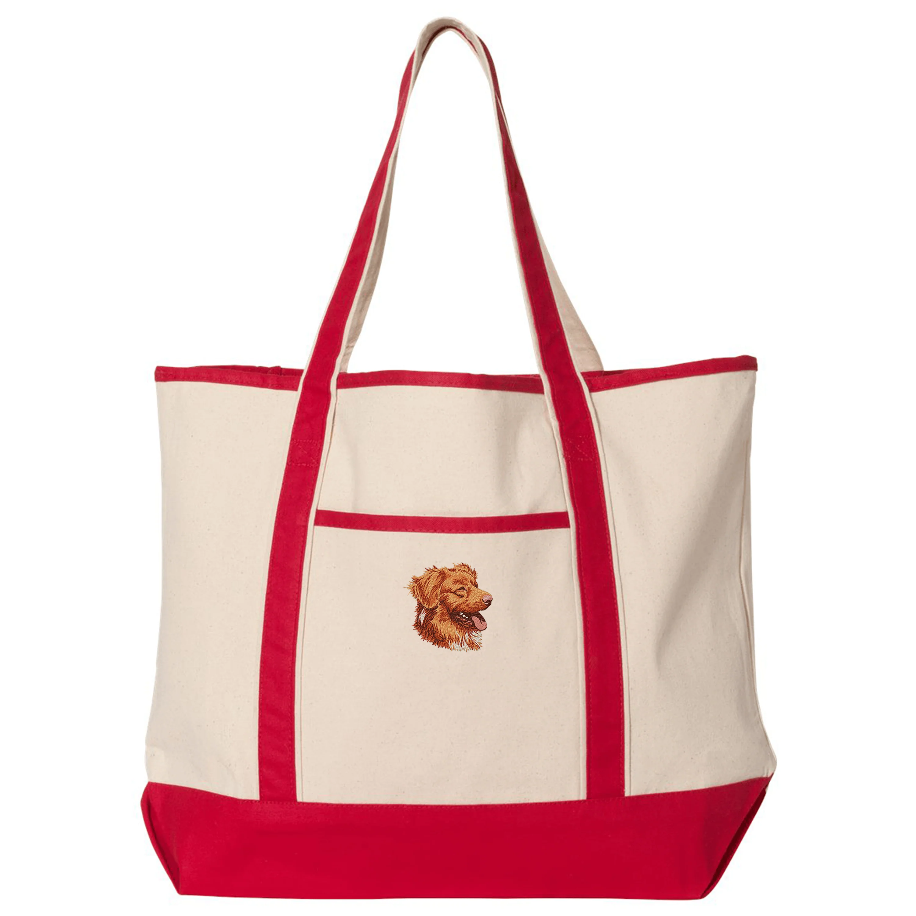 Nova Scotia Duck Tolling Retriever Embroidered Tote - Image 3