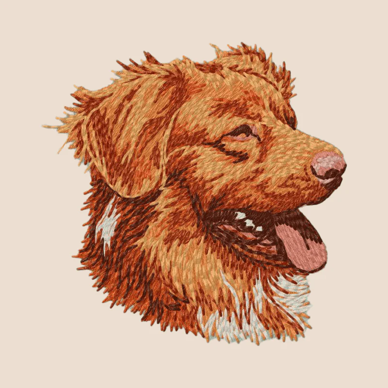 Nova Scotia Duck Tolling Retriever Embroidered Tote - Image 4