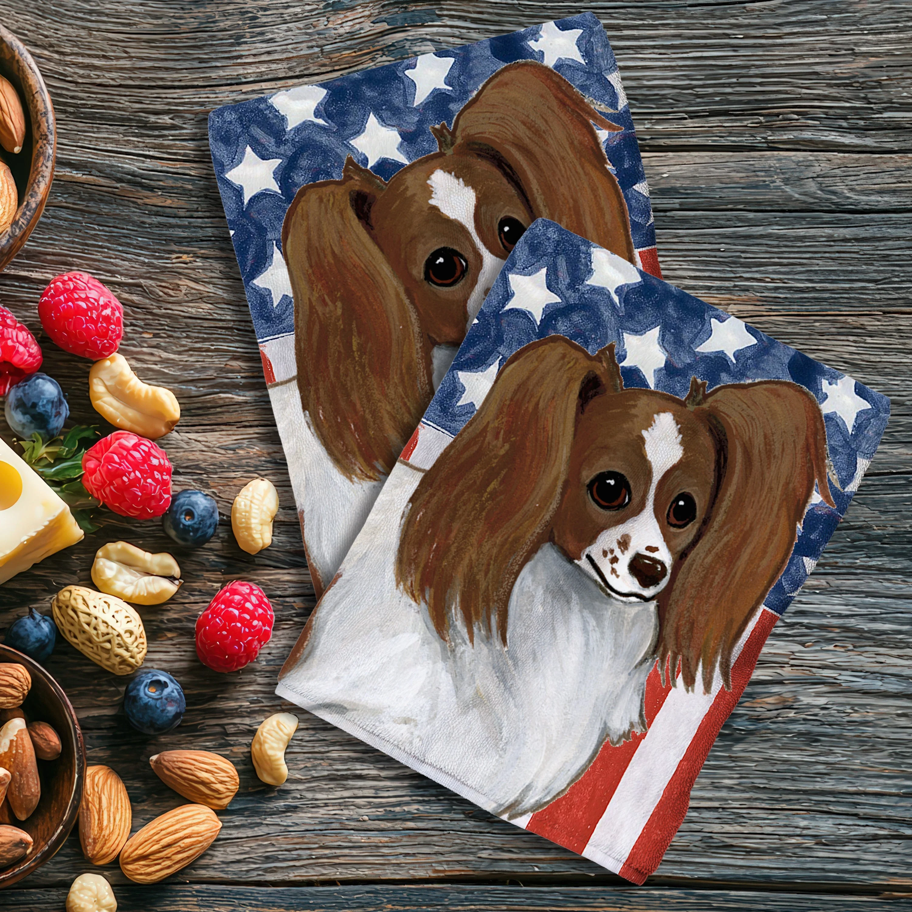 Papillon Americana Kitchen Towel Set - Image 2