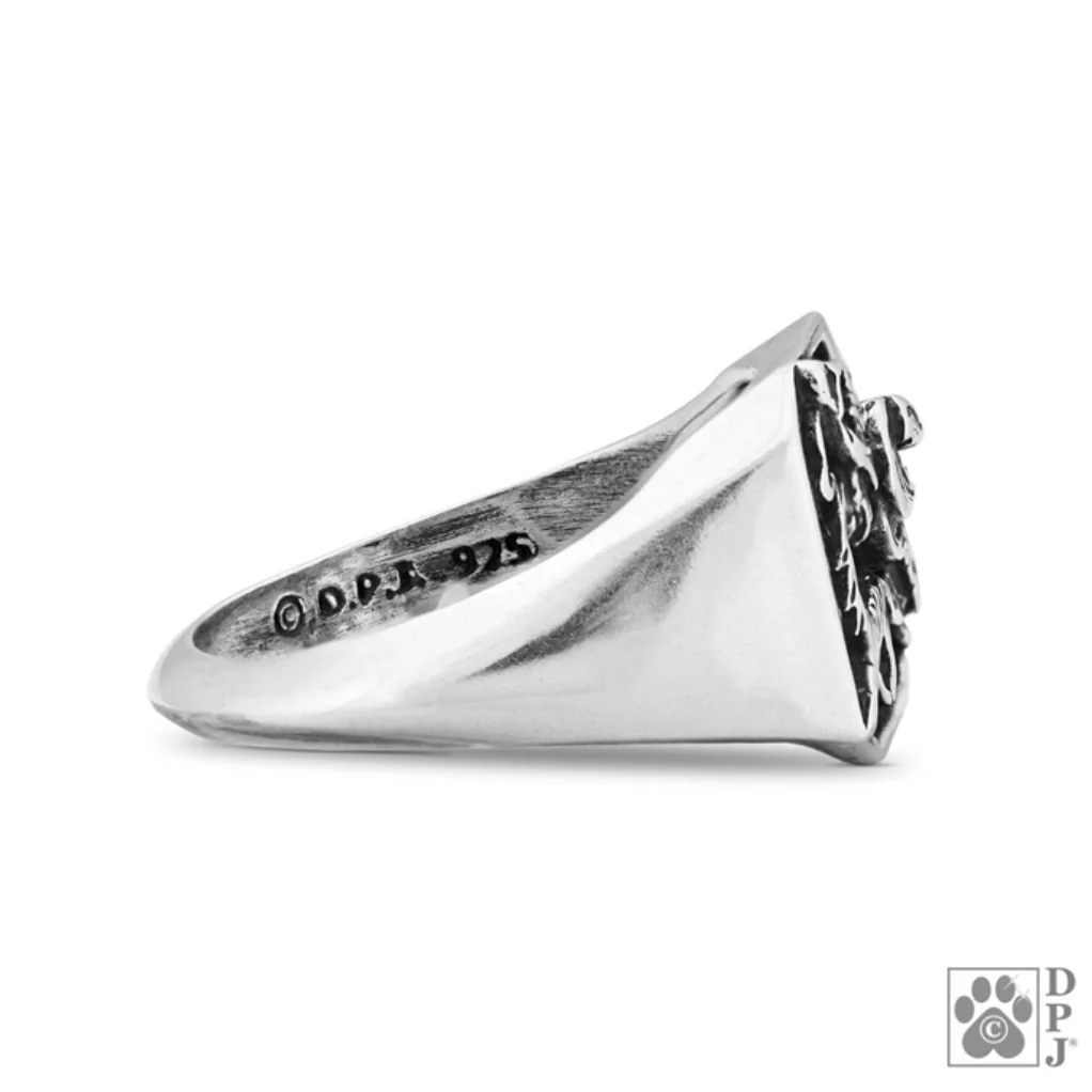 Papillon, Gaiting Body, Sterling Silver Ring - Image 2