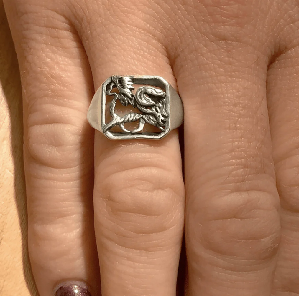 Papillon, Gaiting Body, Sterling Silver Ring - Image 4
