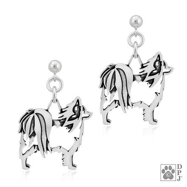 Papillon, w/Butterfly in ear, Body, Earring - Image 2