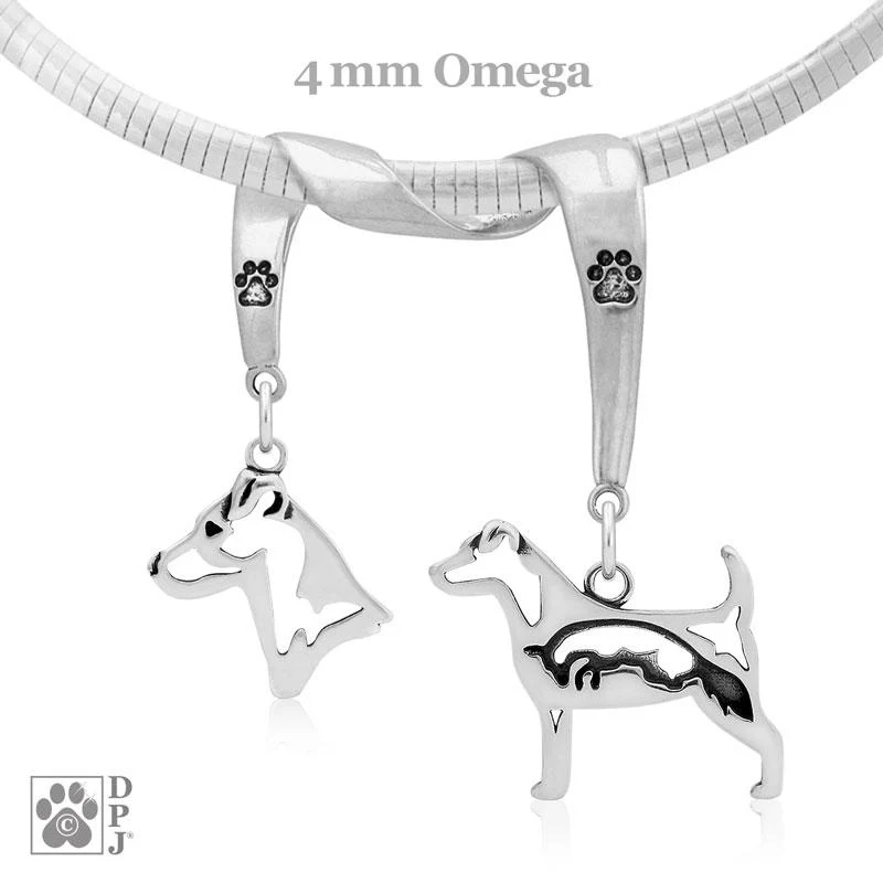 Parson Russell Terrier, Charm Holder, Necklace - Image 2