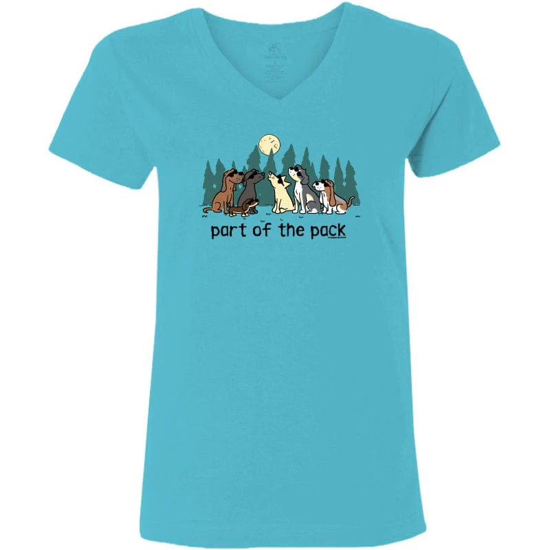 Part of the Pack - Ladies T-Shirt V-Neck - Image 3