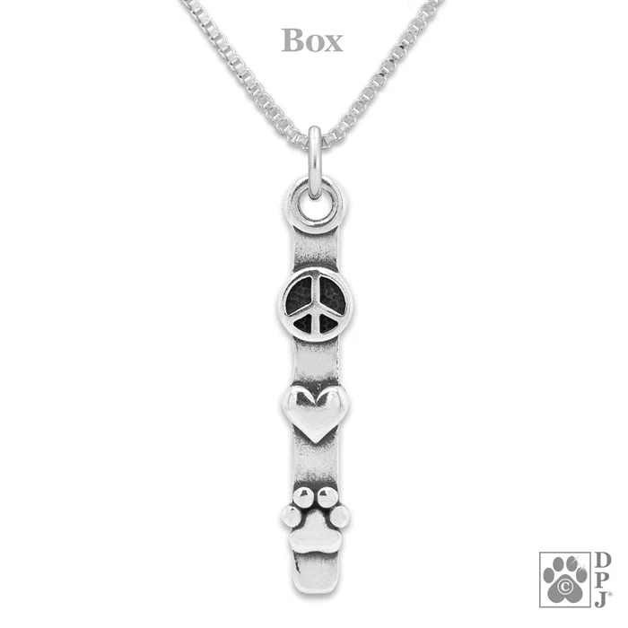 Peace Love Paws Necklace - Image 3