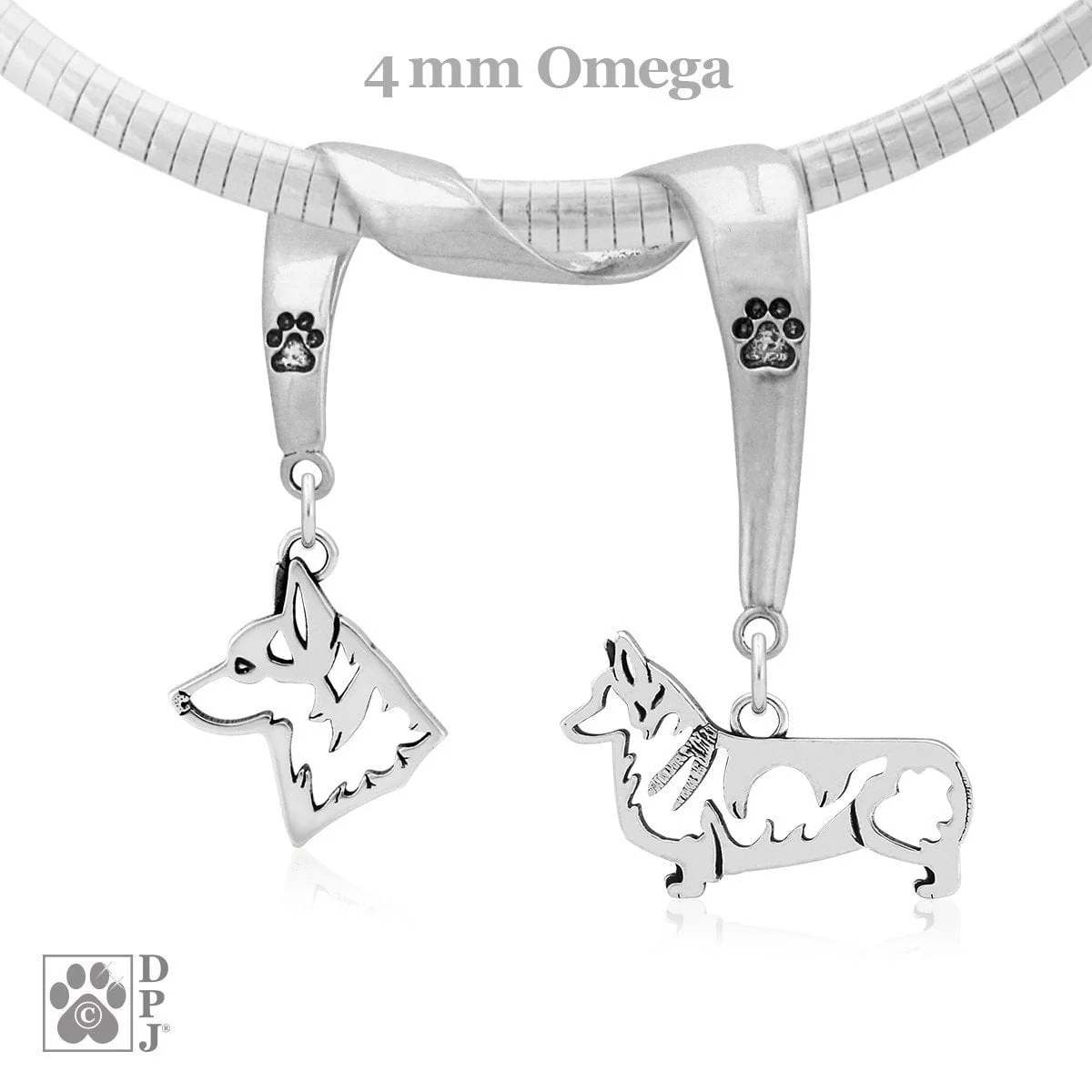 Pembroke Welsh Corgi, Charm Holder, Necklace - Image 2
