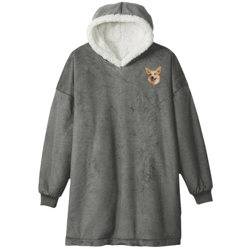 Pembroke Welsh Corgi Embroidered Wearable Blanket - Image 3
