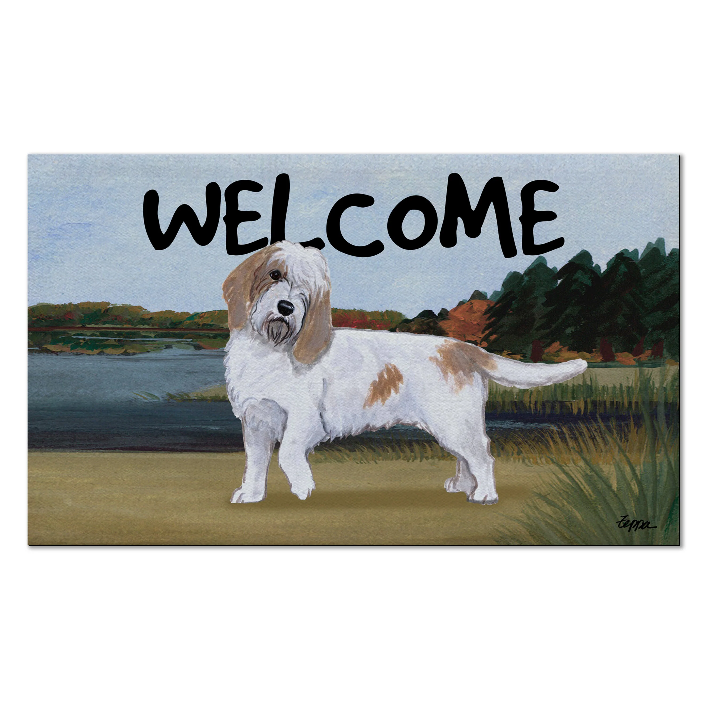 Petite Basset Griffon Vendeen Welcome Mat - Image 4