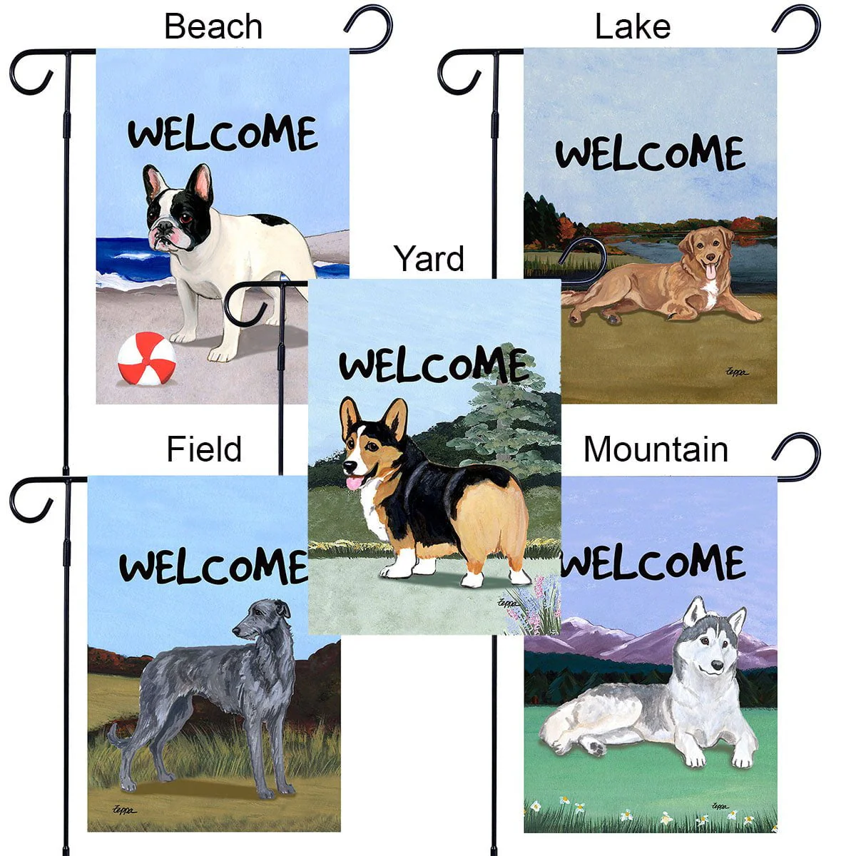 Pharaoh Hound Garden Flag - Image 2