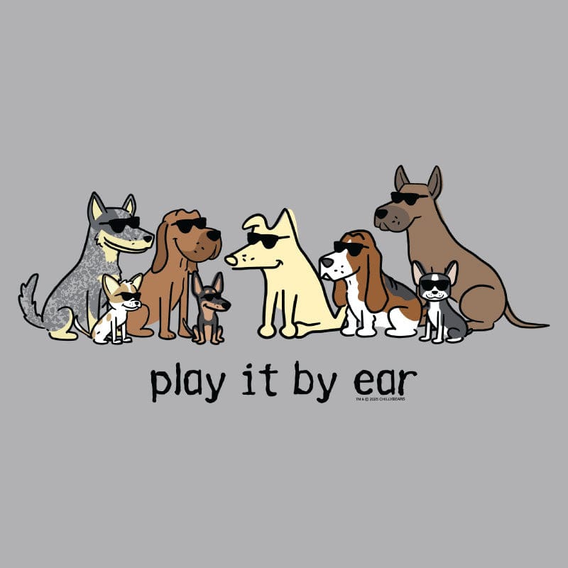 Play it by Ear - Ladies Curvy V-Neck Tee - Image 2