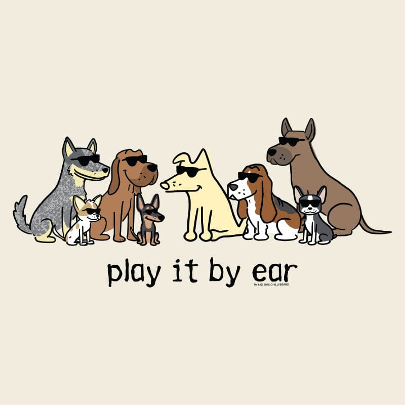 Play it by Ear - Ladies T-Shirt V-Neck - Image 4