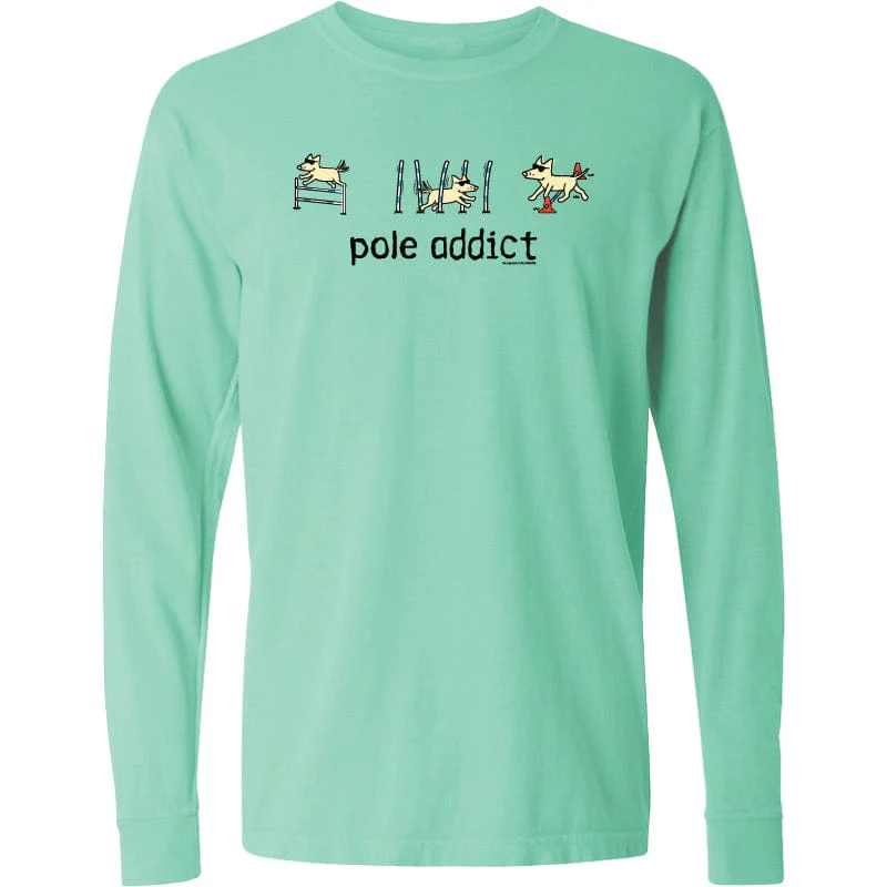 Pole Addict - Long-Sleeve T-Shirt Classic - Image 3