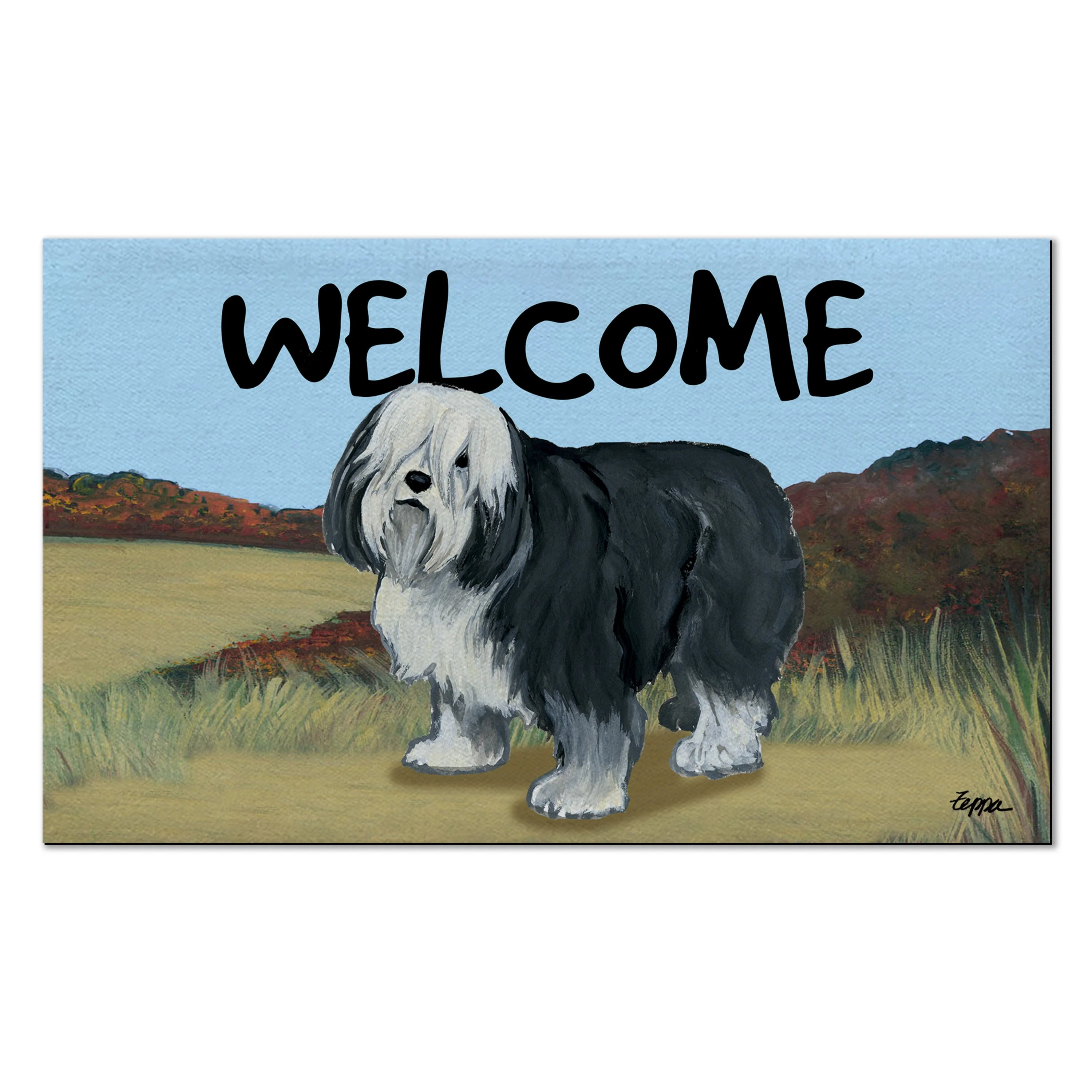 Polish Lowland Sheepdog Welcome Mat - Image 4