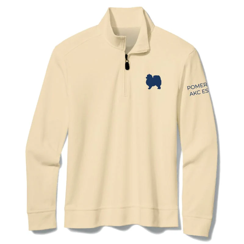 Pomeranian Embroidered AKC Quarter Zip - Image 16