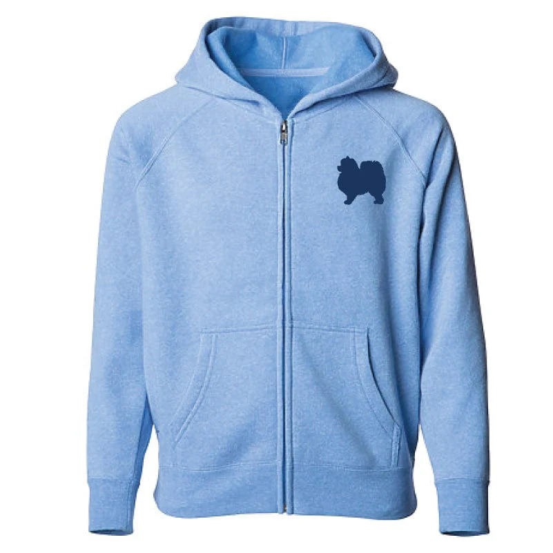 Pomeranian - Children's Full Zip Sweatshirt - Image 3