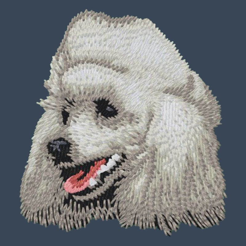 Poodle Embroidered Women's Denim Shirt - Image 4