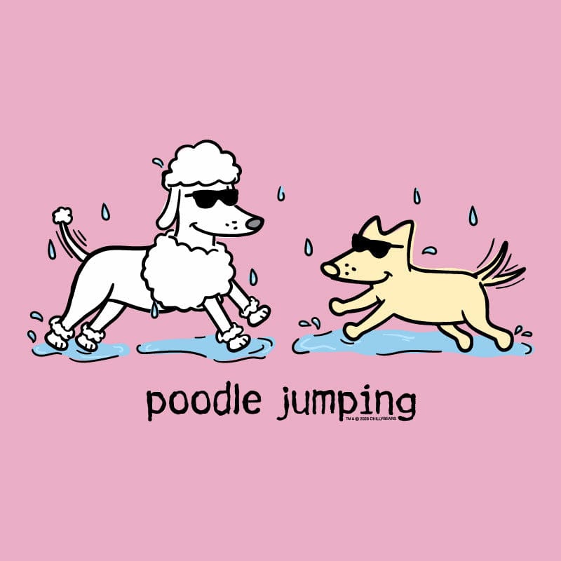 Poodle Jumping - Sweatshirt Pullover Hoodie - Image 2