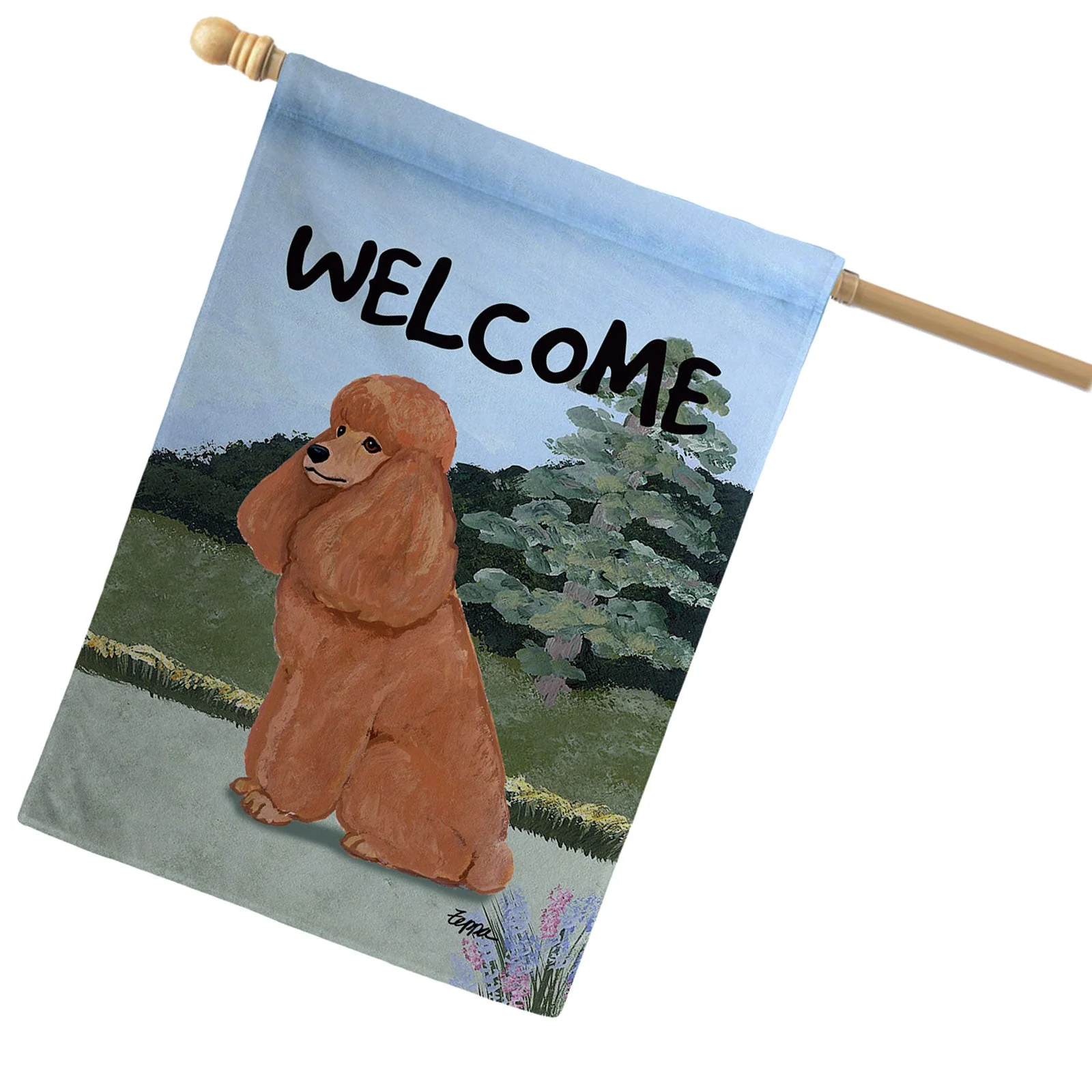 Poodle House Flag
