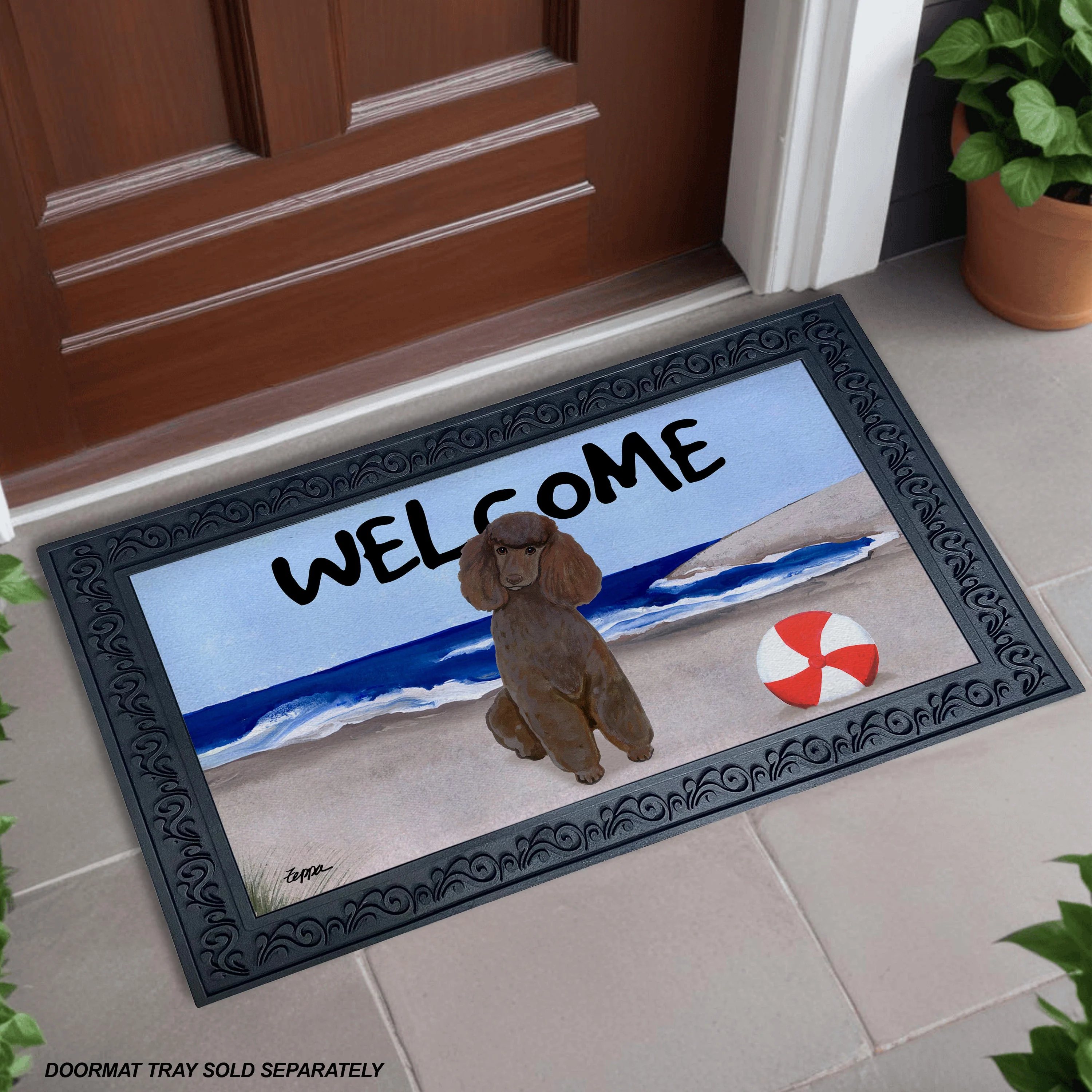 Poodle Welcome Mat - Image 3