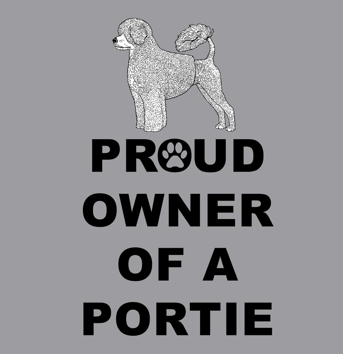 Portuguese Water Dog Proud Owner - Women's V-Neck T-Shirt - Image 2