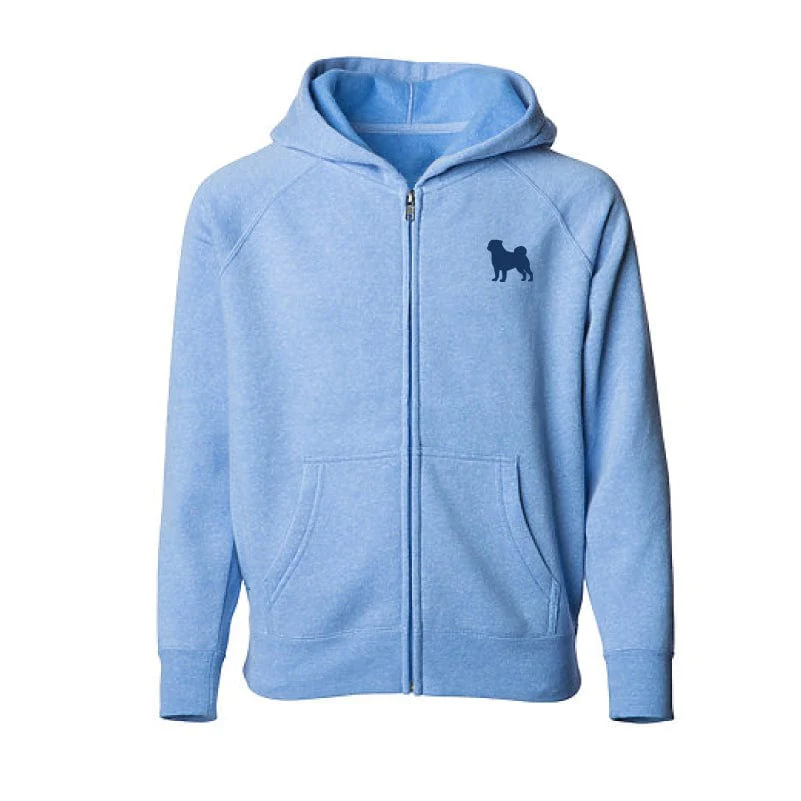 Pug Children's Full Zip Sweatshirt - Image 3