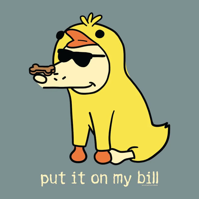 Put It On My Bill - Ladies Curvy V-Neck Tee - Image 2