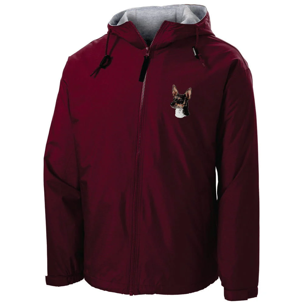 Rat Terrier Embroidered Hooded Jacket - Image 3