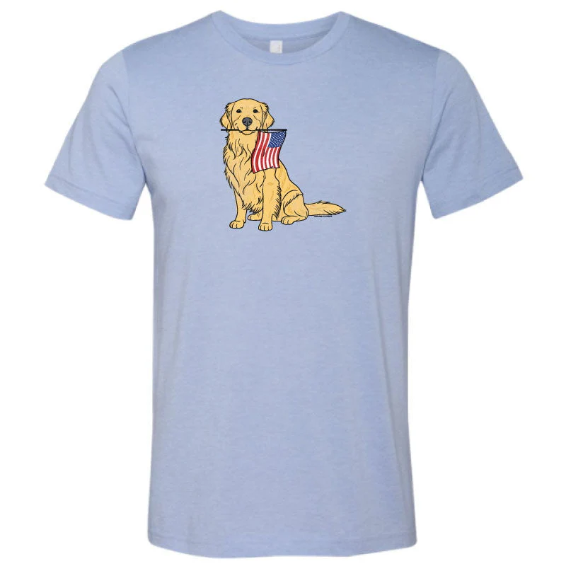 Red White and Golden - Lightweight Tee - Image 3