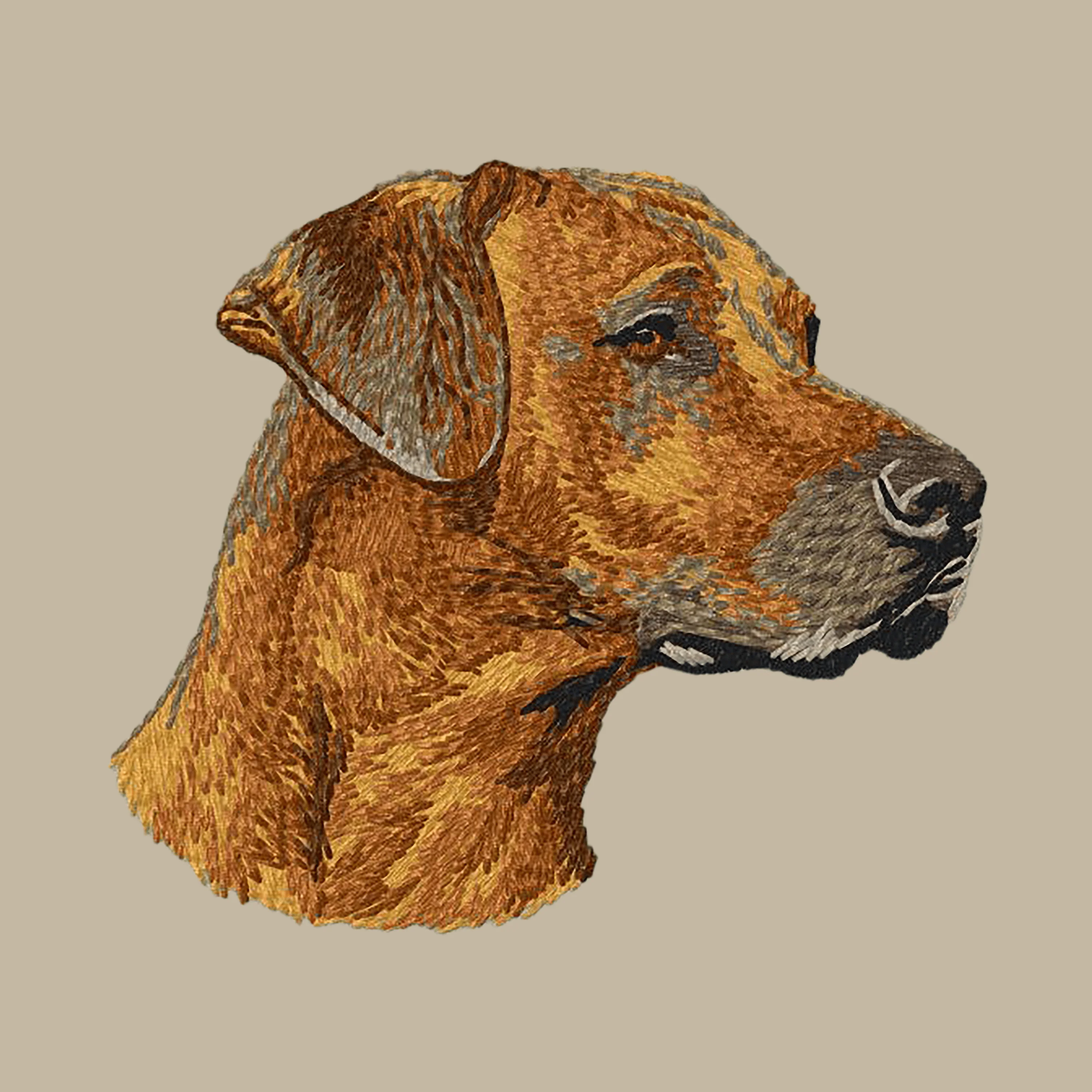 Rhodesian Ridgeback Embroidered Crossbody Bag - Image 4