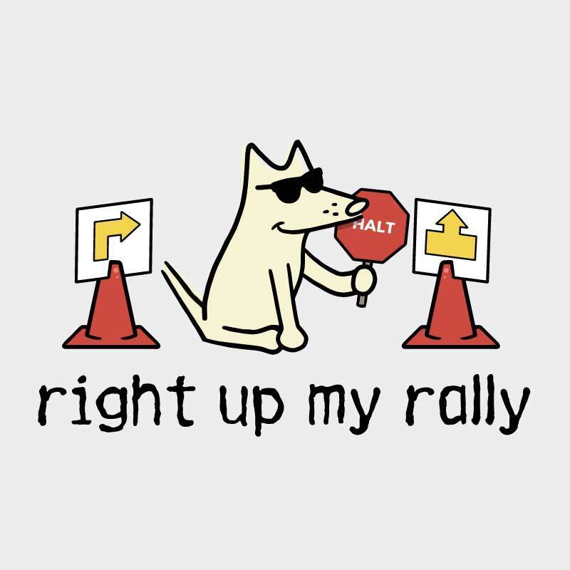 Right Up My Rally - Ladies T-Shirt Crew Neck - Image 2