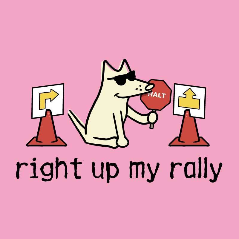 Right Up My Rally - Ladies T-Shirt V-Neck - Image 2