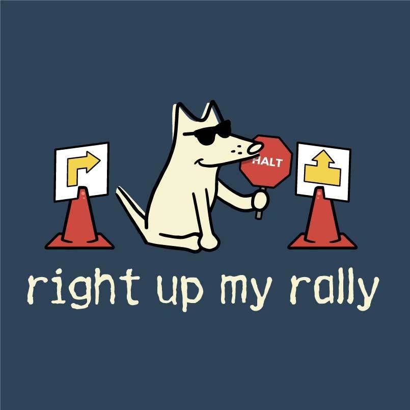 Right Up My Rally - Ladies T-Shirt V-Neck - Image 4